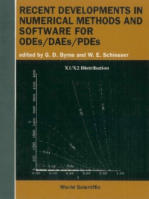 cover image of Recent Developments In Numerical Methods and Software For Odes/daes/pdes